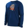 Men's New Era Navy Chicago Bears State Long Sleeve T-Shirt