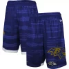 Men's New Era Purple Baltimore Ravens Training Daze Shorts