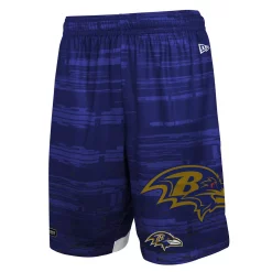 Men's New Era Purple Baltimore Ravens Training Daze Shorts -New Era Shop 4772323 ALT2