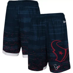 Men's New Era Navy Houston Texans Training Daze Shorts