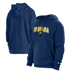 Men's New Era Navy Indiana Pacers 2020/21 City Edition Pullover Hoodie