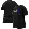 Men's New Era Black Baltimore Ravens Big & Tall 2-Hit T-Shirt