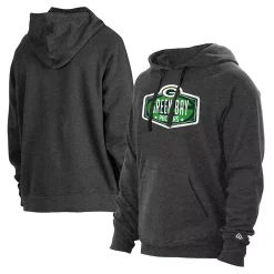 Men's New Era Charcoal Green Bay Packers 2021 NFL Draft Hook Pullover Hoodie