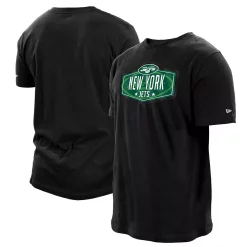 Men's New Era Black New York Jets 2021 NFL Draft Hook T-Shirt