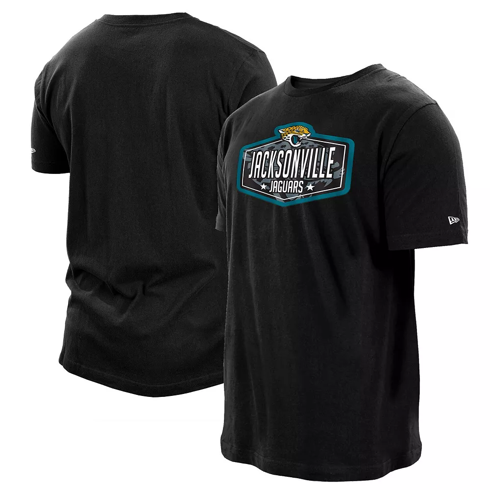 Men's New Era Black Jacksonville Jaguars 2021 NFL Draft Hook T-Shirt 1 Men's New Era Black Jacksonville Jaguars 2021 NFL Draft Hook T-Shirt