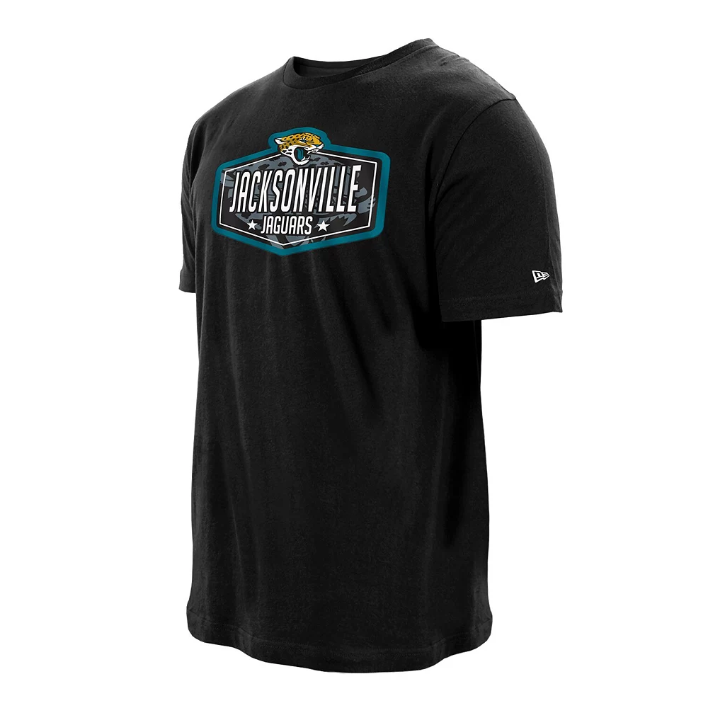 Men's New Era Black Jacksonville Jaguars 2021 NFL Draft Hook T-Shirt 3 Men's New Era Black Jacksonville Jaguars 2021 NFL Draft Hook T-Shirt - Image 3