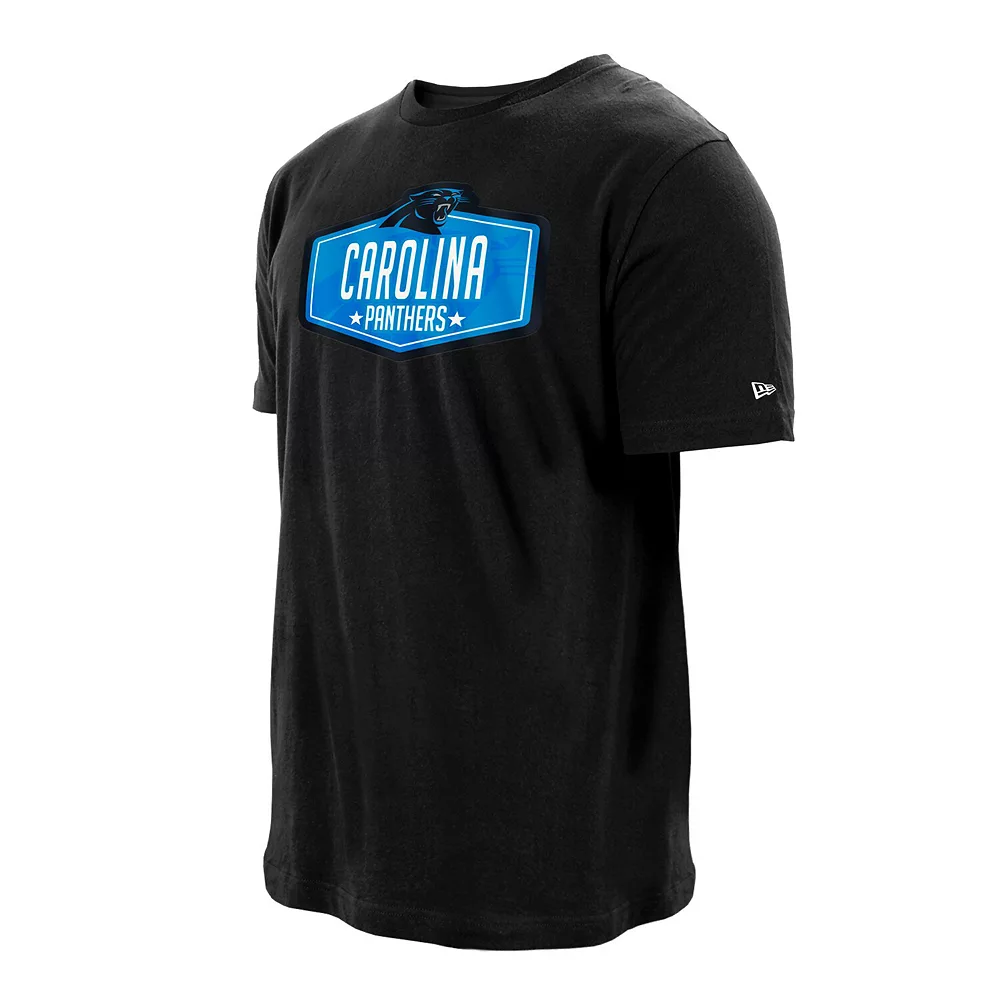 Men's New Era Black Carolina Panthers 2021 NFL Draft Hook T-Shirt 3 Men's New Era Black Carolina Panthers 2021 NFL Draft Hook T-Shirt - Image 3