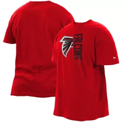 Men's New Era Red Atlanta Falcons Big & Tall 2-Hit T-Shirt