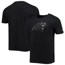 Men's New Era Black Carolina Panthers Team Logo T-Shirt