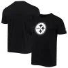 Men's New Era Black Pittsburgh Steelers Team Logo T-Shirt