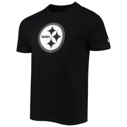 Men's New Era Black Pittsburgh Steelers Team Logo T-Shirt 5 Men's New Era Black Pittsburgh Steelers Team Logo T-Shirt -New Era Shop 5276695 ALT2