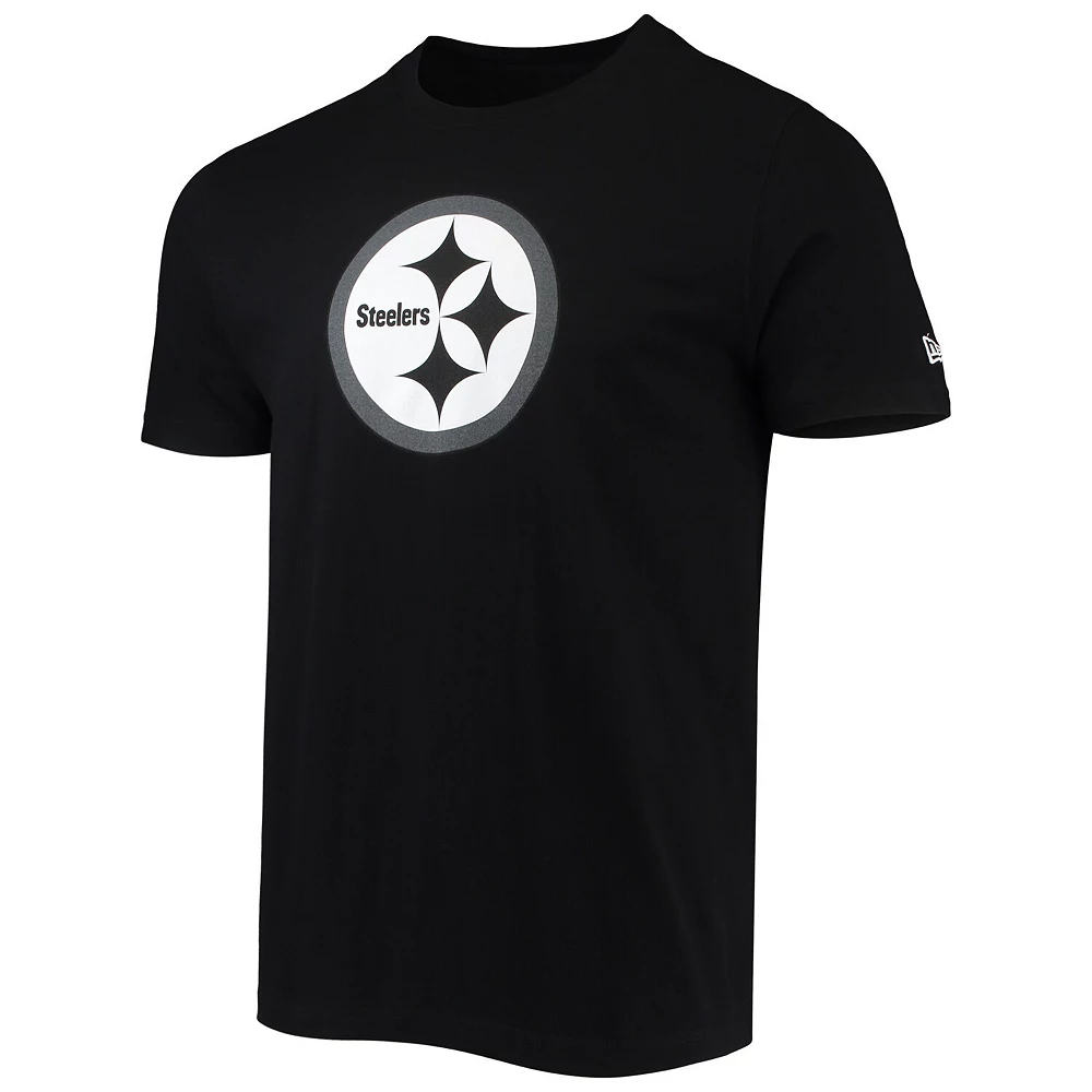 Men's New Era Black Pittsburgh Steelers Team Logo T-Shirt 3 Men's New Era Black Pittsburgh Steelers Team Logo T-Shirt - Image 3