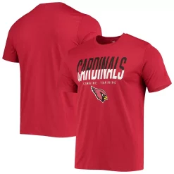 Men's New Era Cardinal Arizona Cardinals Combine Authentic Big Stage T-Shirt