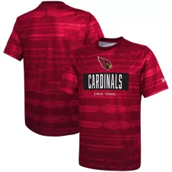 Men's New Era Cardinal Arizona Cardinals Sweep T-Shirt