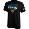 Men's New Era Black Jacksonville Jaguars Combine Authentic Big Stage T-Shirt