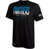 Men's New Era Black Carolina Panthers Combine Authentic Big Stage T-Shirt