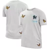 Men's New Era x FELT White Miami Marlins Butterfly T-Shirt