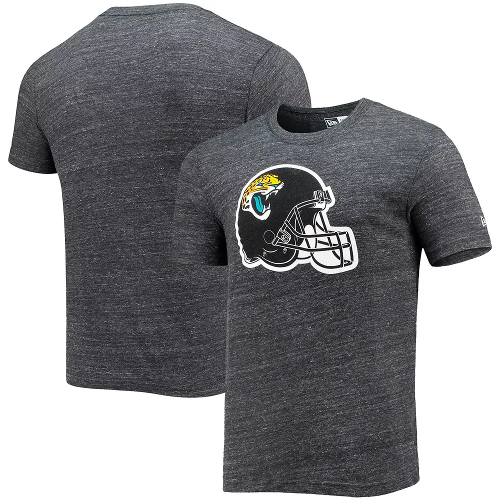 Men's New Era Black Jacksonville Jaguars Alternative Logo Tri-Blend T-Shirt 1 Men's New Era Black Jacksonville Jaguars Alternative Logo Tri-Blend T-Shirt