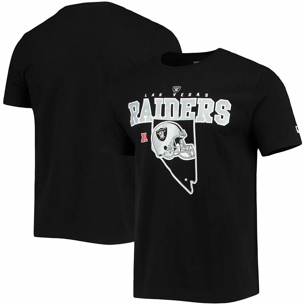 Men's New Era Black Las Vegas Raiders Local Pack T-Shirt 2 Men's New Era Black Las Vegas Raiders Local Pack T-Shirt - Image 2