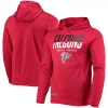 Men's New Era Red Atlanta Falcons Combine Authentic Big Stage Pullover Hoodie