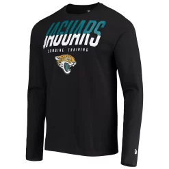Men's New Era Black Jacksonville Jaguars Combine Authentic Split Line Long Sleeve T-Shirt 5 Men's New Era Black Jacksonville Jaguars Combine Authentic Split Line Long Sleeve T-Shirt -New Era Shop 5400581 ALT2