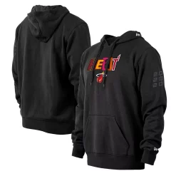 Men's New Era Black Miami Heat 2021/22 City Edition Pullover Hoodie