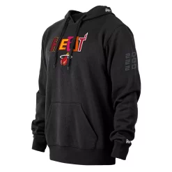 Men's New Era Black Miami Heat 2021/22 City Edition Pullover Hoodie -New Era Shop 5408582 ALT2