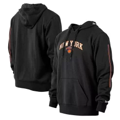 Men's New Era Black New York Knicks 2021/22 City Edition Pullover Hoodie