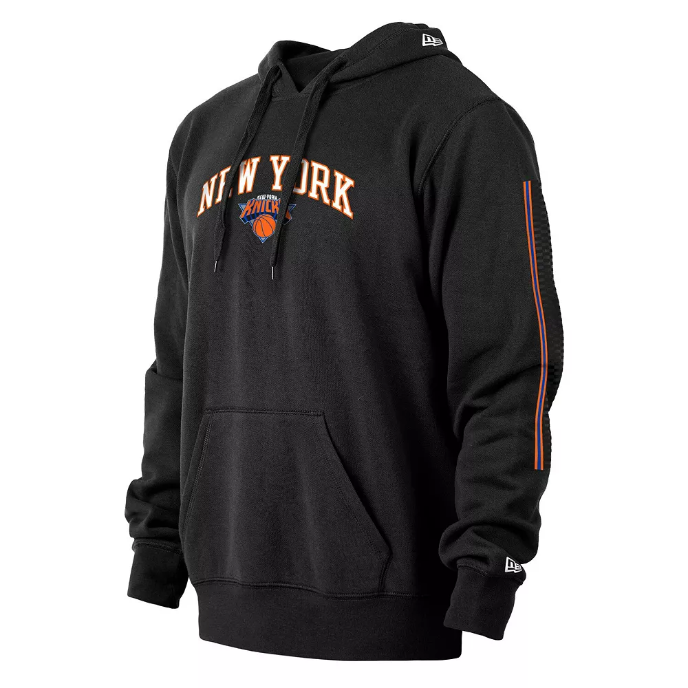 Men's New Era Black New York Knicks 2021/22 City Edition Pullover Hoodie 3 Men's New Era Black New York Knicks 2021/22 City Edition Pullover Hoodie - Image 3