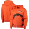 Men's New Era Orange Chicago Bears Drill Combine Authentic Full-Zip Hoodie Jacket