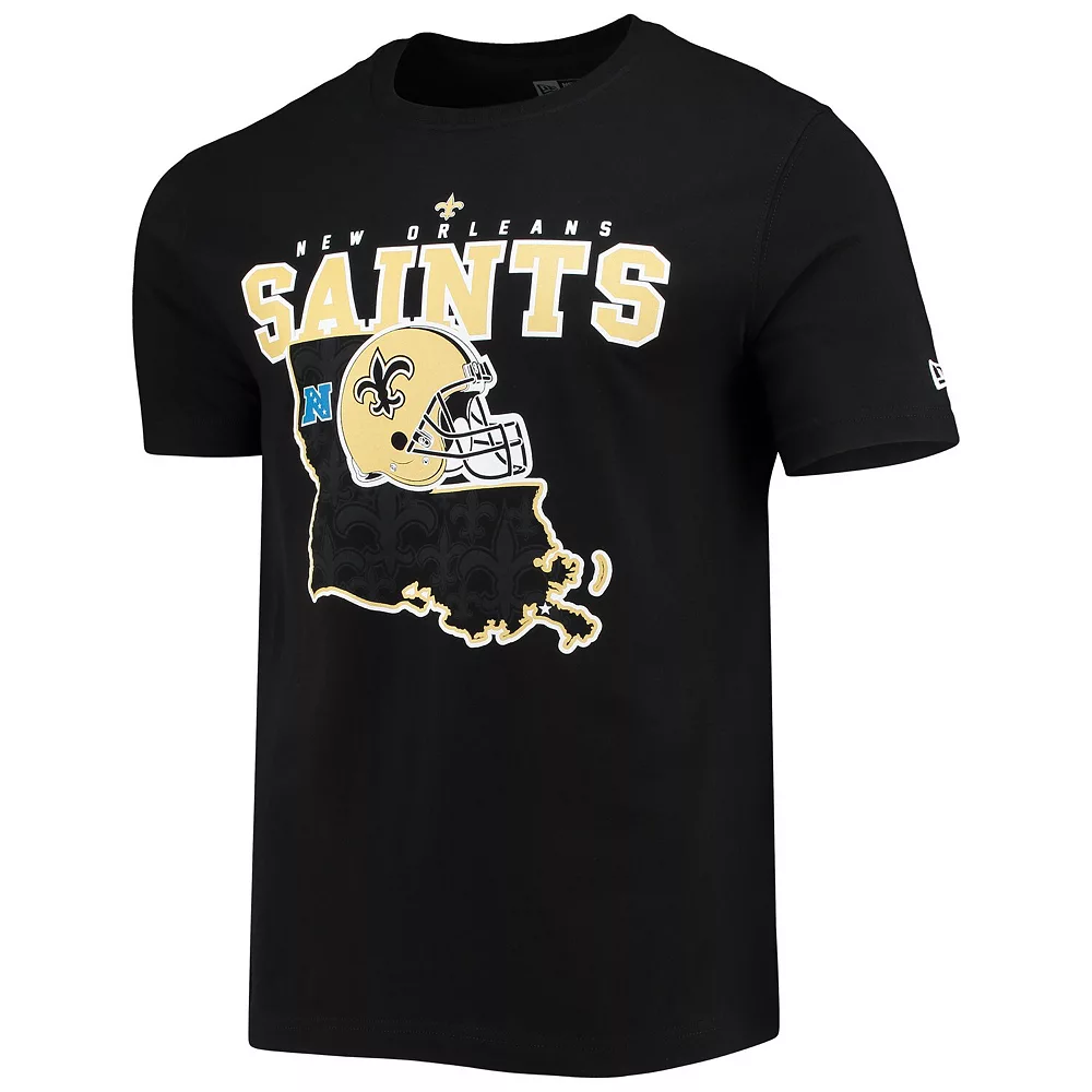 Men's New Era Black New Orleans Saints Local Pack T-Shirt 3 Men's New Era Black New Orleans Saints Local Pack T-Shirt - Image 3