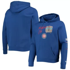 Men's New Era Royal Chicago Cubs City Transit Pullover Hoodie