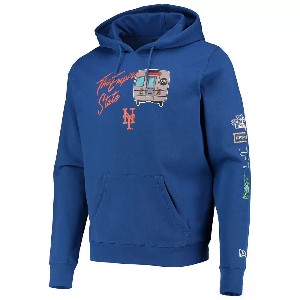 Men's New Era Royal New York Mets City Transit Pullover Hoodie 3 Men's New Era Royal New York Mets City Transit Pullover Hoodie - Image 3