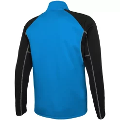 Men's New Era Blue Carolina Panthers Combine Authentic Two-a-Days Half-Zip Jacket -New Era Shop 5416124 ALT3