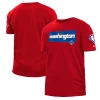 Men's New Era Red Washington Wizards 2021/22 City Edition Brushed Jersey T-Shirt