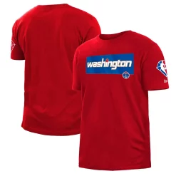 Men's New Era Red Washington Wizards 2021/22 City Edition Brushed Jersey T-Shirt