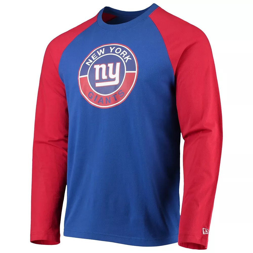 Men's New Era Royal/Red New York Giants League Raglan Long Sleeve T-Shirt 3 Men's New Era Royal/Red New York Giants League Raglan Long Sleeve T-Shirt - Image 3