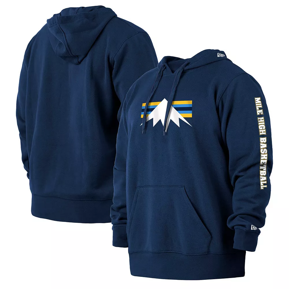 Men's New Era Navy Denver Nuggets 2021/22 City Edition Big & Tall Pullover Hoodie 1 Men's New Era Navy Denver Nuggets 2021/22 City Edition Big & Tall Pullover Hoodie