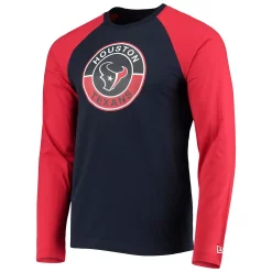 Men's New Era Navy/Red Houston Texans League Raglan Long Sleeve T-Shirt 5 Men's New Era Navy/Red Houston Texans League Raglan Long Sleeve T-Shirt -New Era Shop 5605849 ALT2