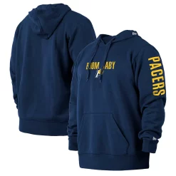 Men's New Era Navy Indiana Pacers 2021/22 City Edition Big & Tall Pullover Hoodie