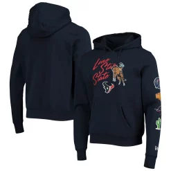 Men's New Era Navy Houston Texans Local City Transit Pullover Hoodie