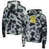 Men's New Era Black San Diego Padres Tie-Dye Pullover Hoodie