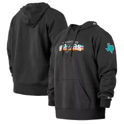 Men's New Era Black San Antonio Spurs 2021/22 City Edition Big & Tall Pullover Hoodie