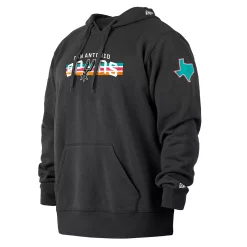 Men's New Era Black San Antonio Spurs 2021/22 City Edition Big & Tall Pullover Hoodie 5 Men's New Era Black San Antonio Spurs 2021/22 City Edition Big & Tall Pullover Hoodie -New Era Shop 5630863 ALT2