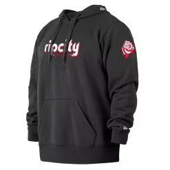 Men's New Era Black Portland Trail Blazers 2021/22 City Edition Big & Tall Pullover Hoodie -New Era Shop 5630990 ALT2