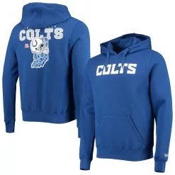 Men's New Era Royal Indianapolis Colts Local Pack Pullover Hoodie