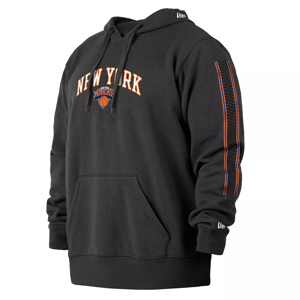 Men's New Era Black New York Knicks 2021/22 City Edition Big & Tall Pullover Hoodie 3 Men's New Era Black New York Knicks 2021/22 City Edition Big & Tall Pullover Hoodie - Image 3