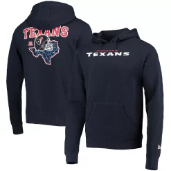 Men's New Era Navy Houston Texans Local Pack Pullover Hoodie