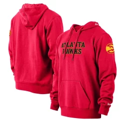 Men's New Era Red Atlanta Hawks 2021/22 City Edition Pullover Hoodie