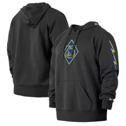 Men's New Era Black Golden State Warriors 2021/22 City Edition Big & Tall Pullover Hoodie